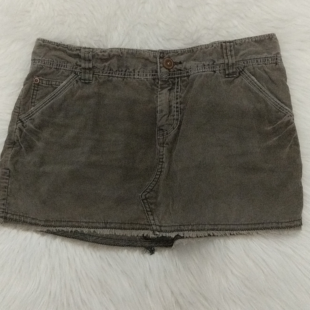AMERICAN EAGLE Brown Corduroy Skirt